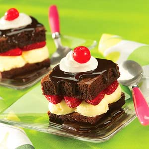 Strawberry Chocolate Shortcakes