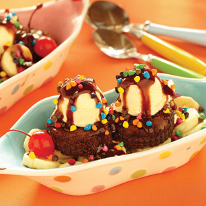 Funfetti® Banana Brownie Split