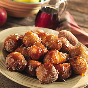 Apple Fritters with Spiced Syrup