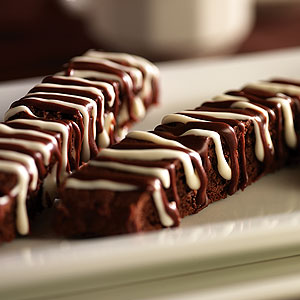 Chocolate Zebra Biscotti