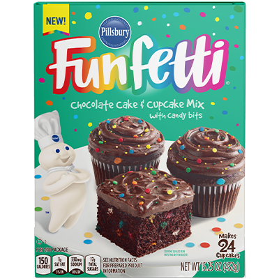 Funfetti® Chocolate Cake and Cupcake Mix
