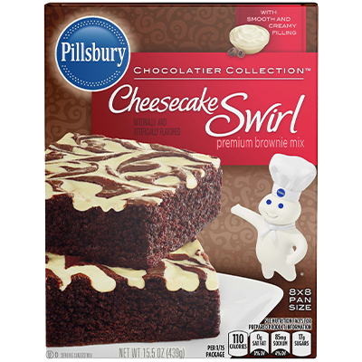 Pillsbury™ Chocolatier Collection™ Cheesecake Swirl Brownie Mix