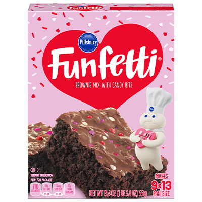 Funfetti® Valentine's Day Brownie Mix