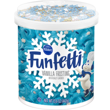 <strong>Funfetti<sup>®</sup></strong> Winter Blue Vanilla Flavored Frosting thumbnail