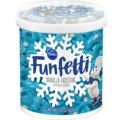 Funfetti® Winter Blue Vanilla Frosting