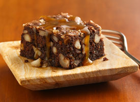 Toffee-Banana Brownies