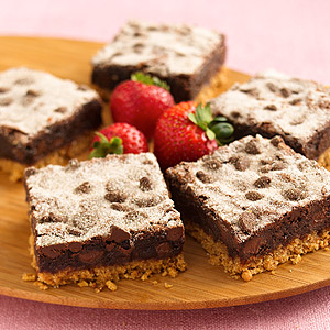 Mexican Chocolate Crunch Brownies