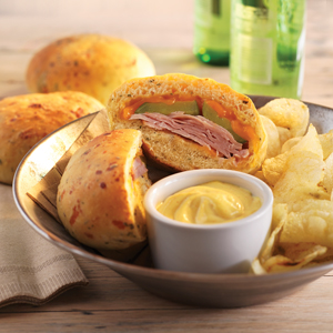 Ham and Cheese Buns