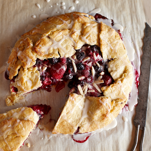 Rustic Four Berry Tart