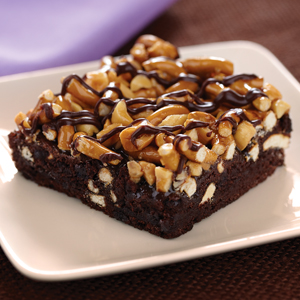 Fudgy Pretzel Brownies