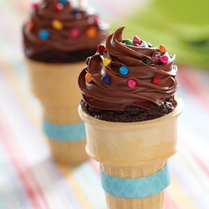 Funfetti® Brownie Cones