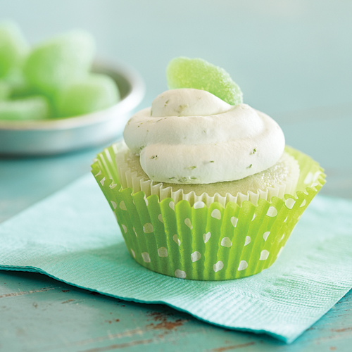 Key Lime Cupcakes with Whipped Cream Frosting