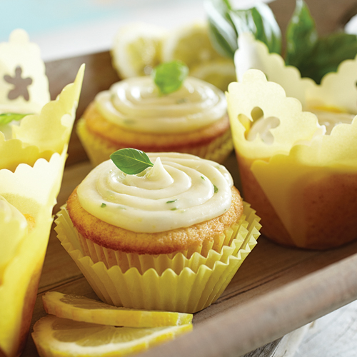 Lemon Basil Cupcakes