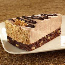 Chocolate Mousse Walnut Brownie Torte
