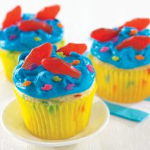 Aqua Blue Seaside Cupcakes
