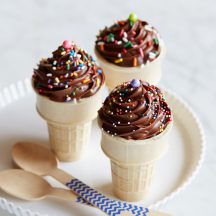 Chocolate Cupcake Cones