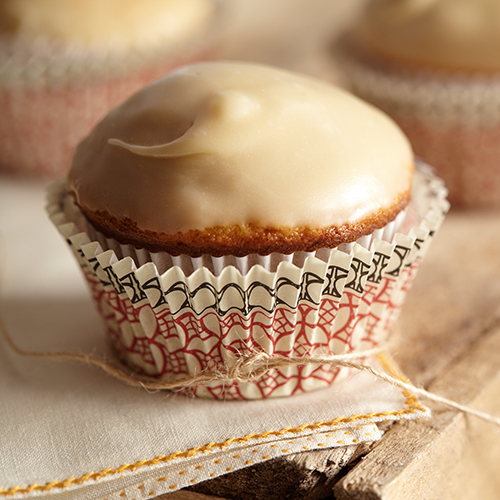 Caramel Applesauce Cupcakes