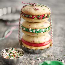 Holiday Funfetti® Sandwich Cookies Recipe
