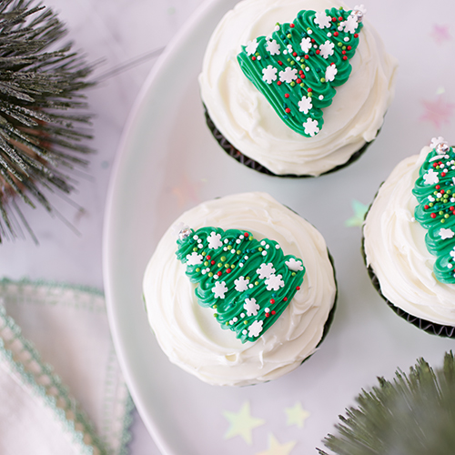 Christmas Tree Cupcakes Recipe