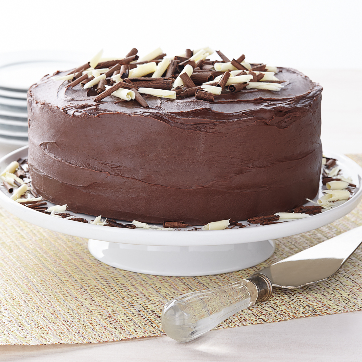 Gluten Free Chocolate Frosted Devils Food Cake
