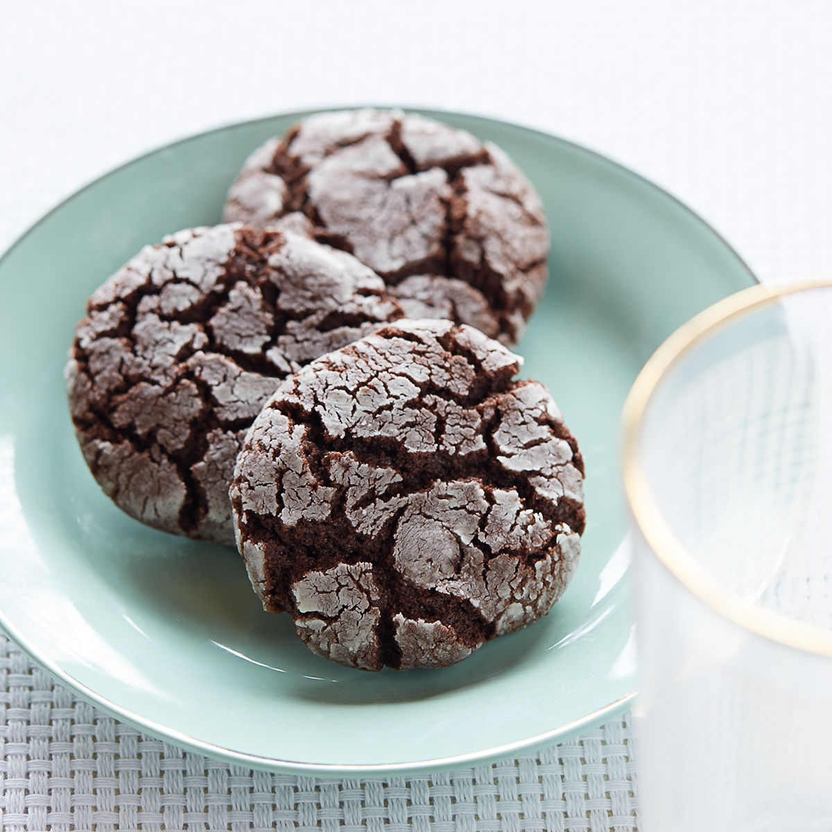 Gluten Free Chocolate Crackled Cookies