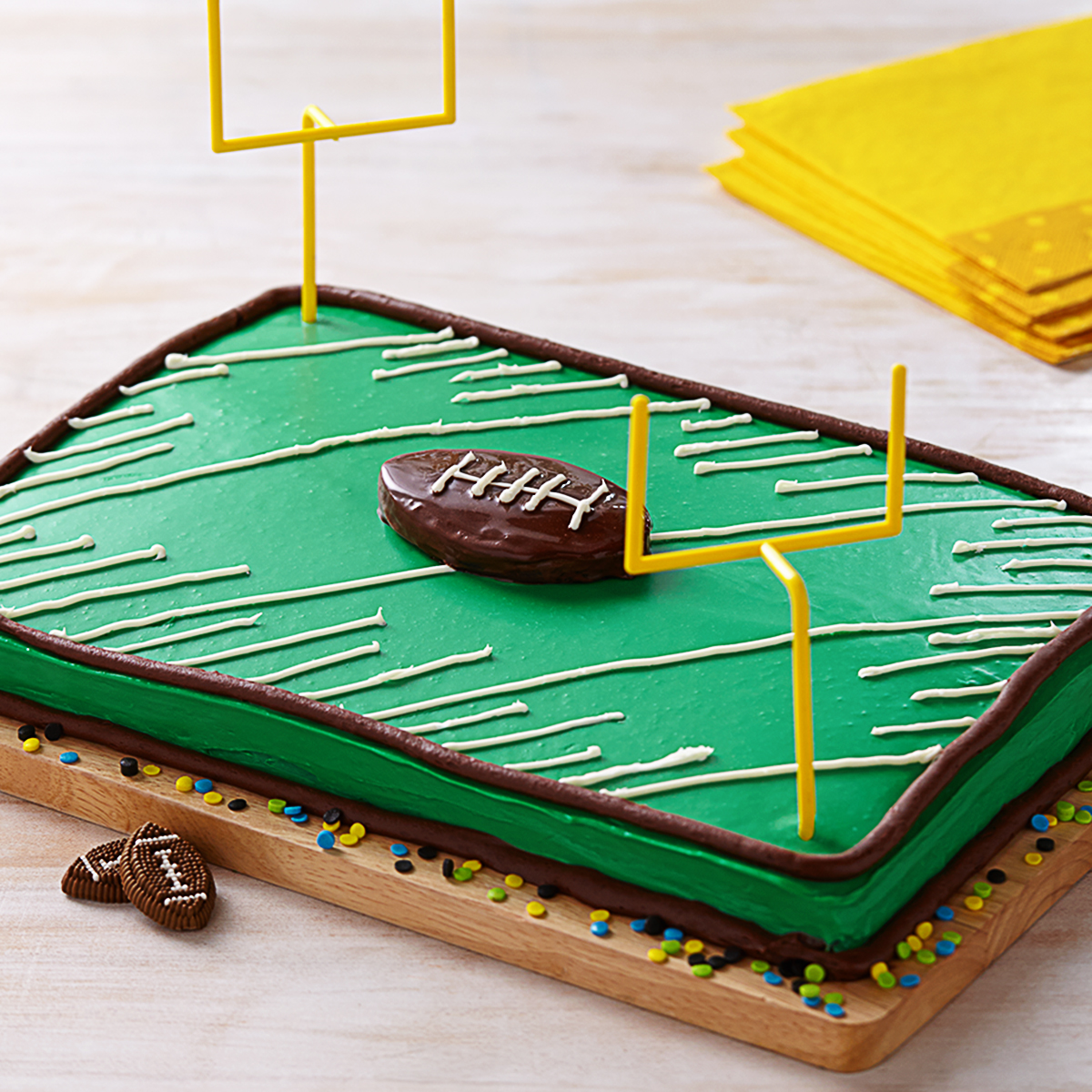 Football Field Brownies