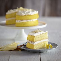 Lemony White Chocolate Cake