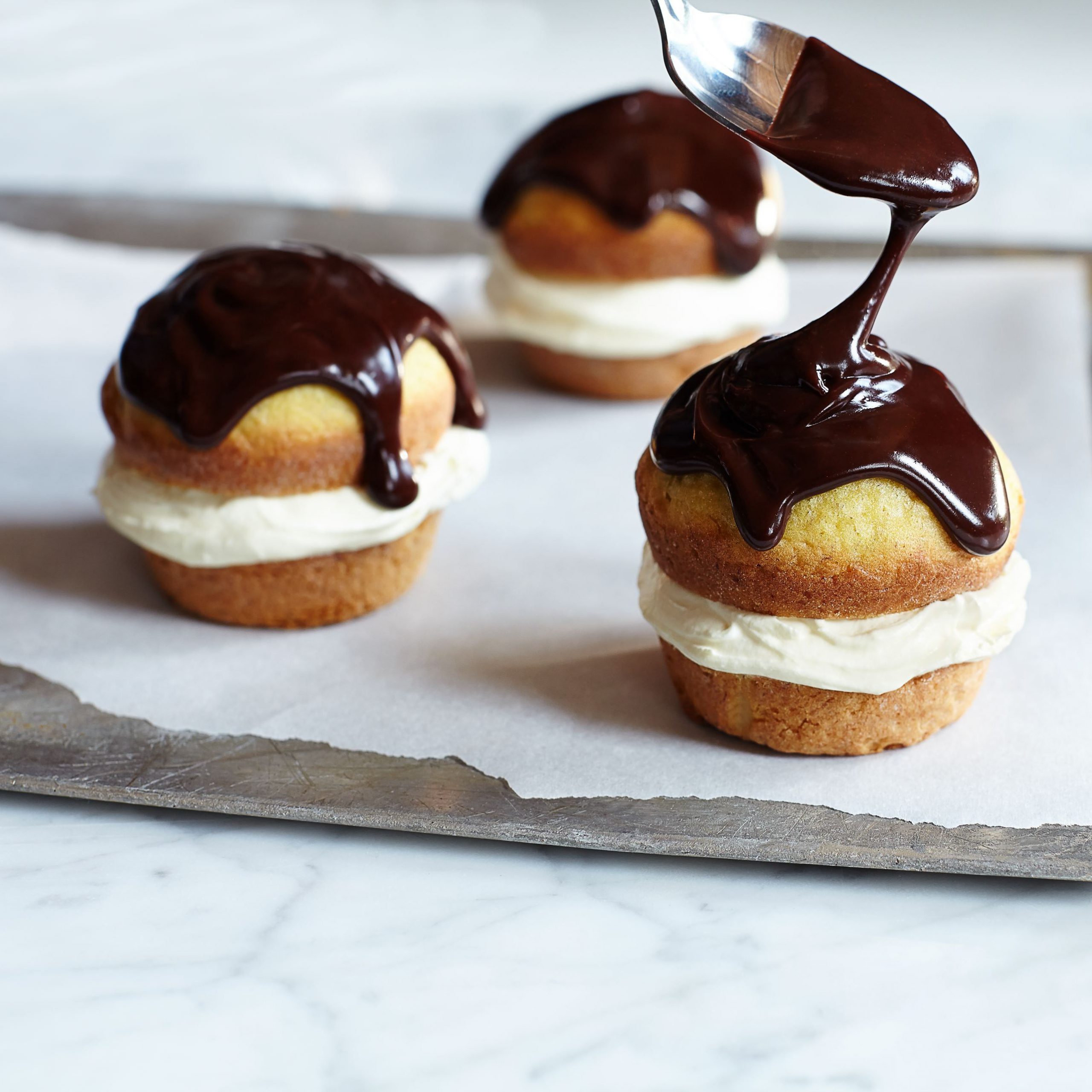 Boston Banana Cream Pie Cupcakes