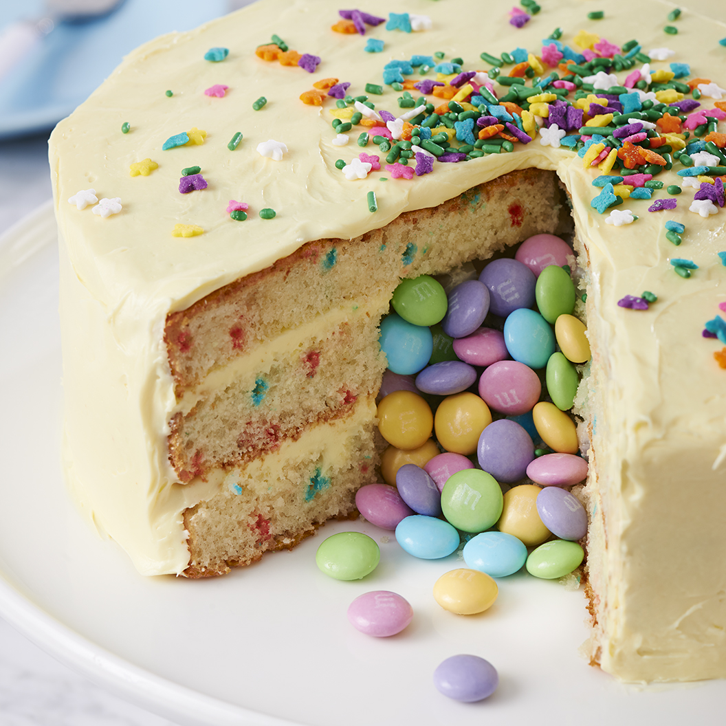 Candy Surprise Easter Cake