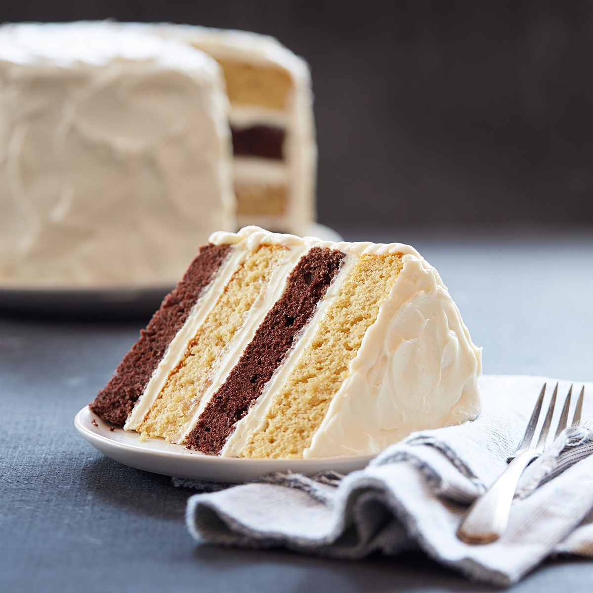 Chocolate Pumpkin Layer Cake