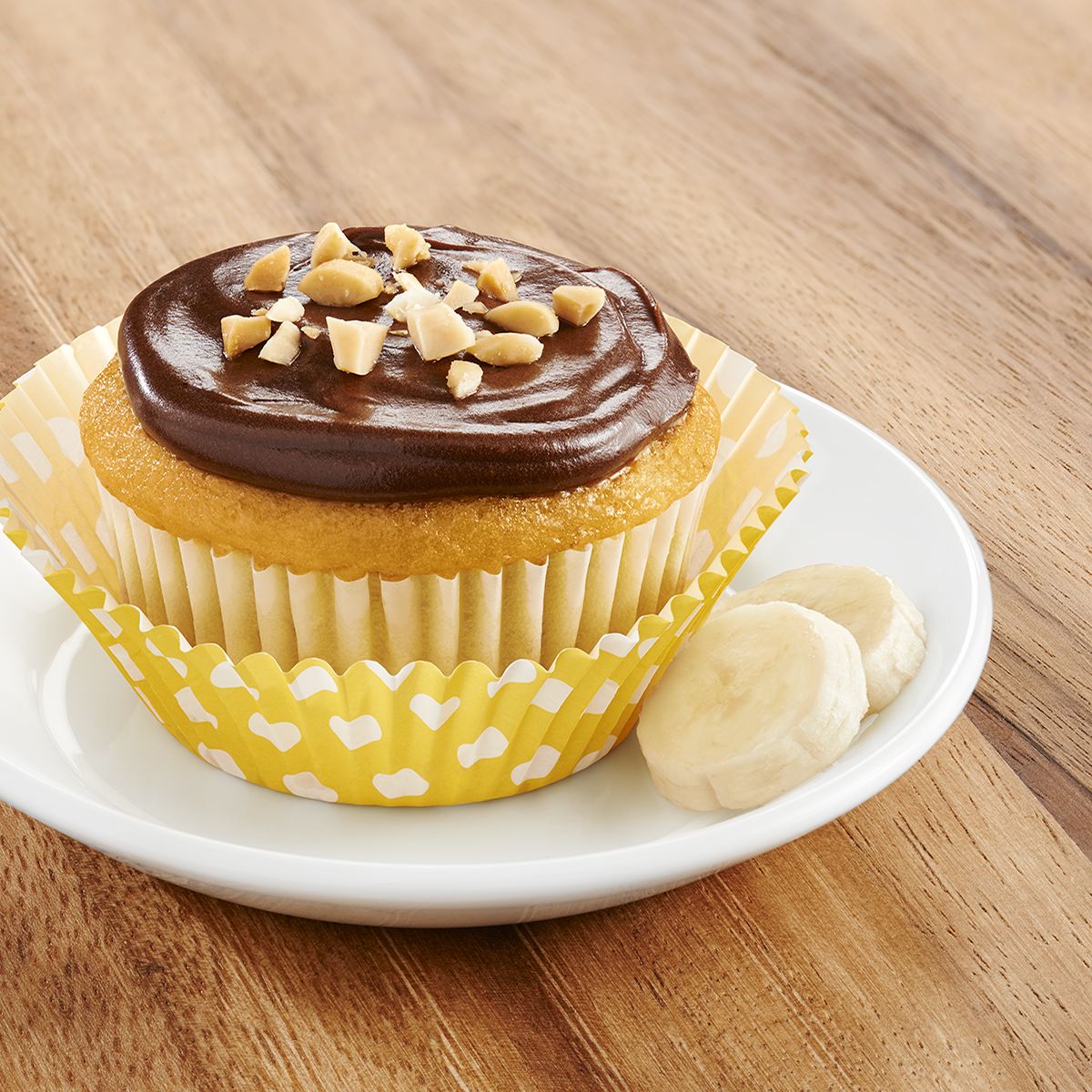 Chocolate Covered Banana Cupcakes