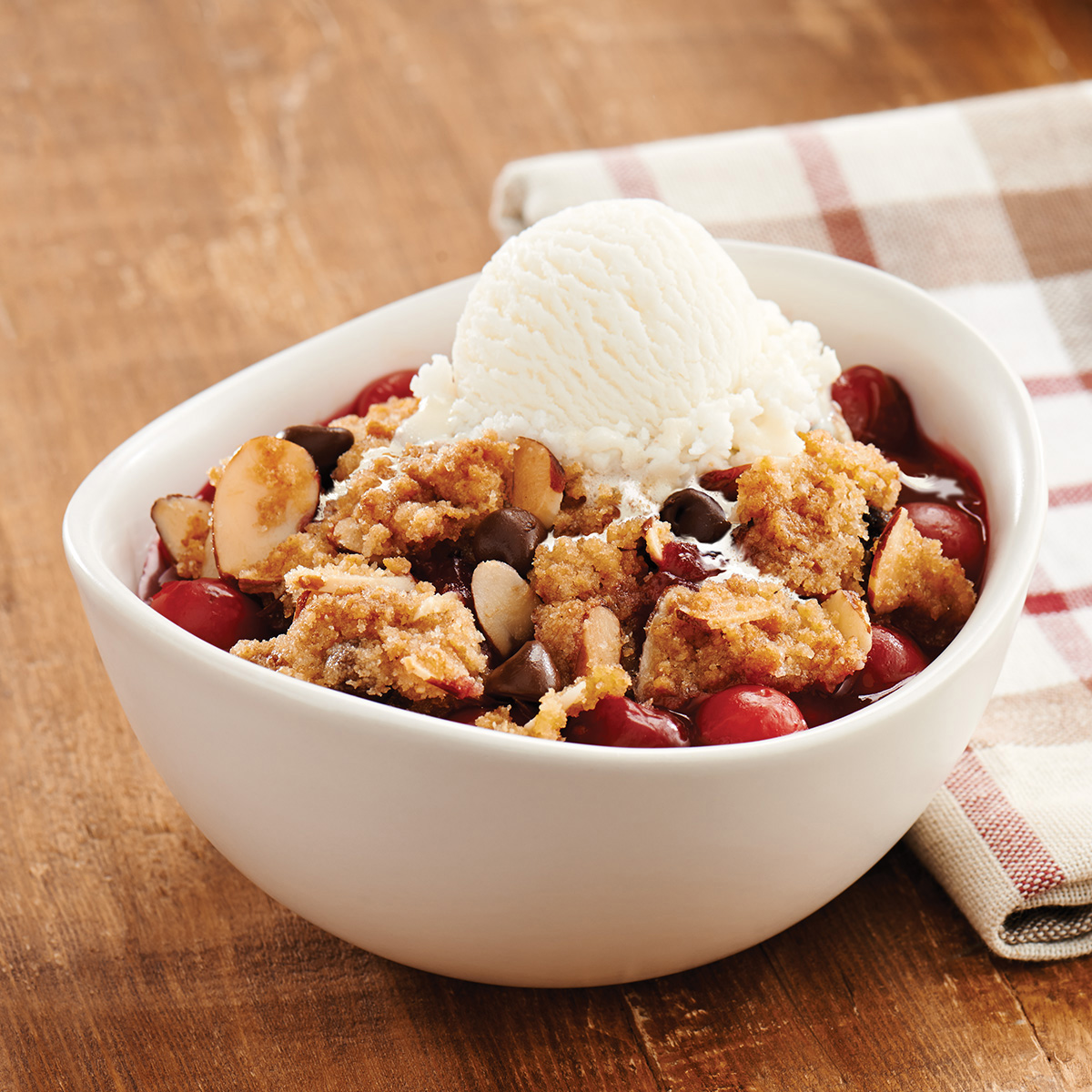 Gluten Free* Chocolate Cherry Cookie Crisp