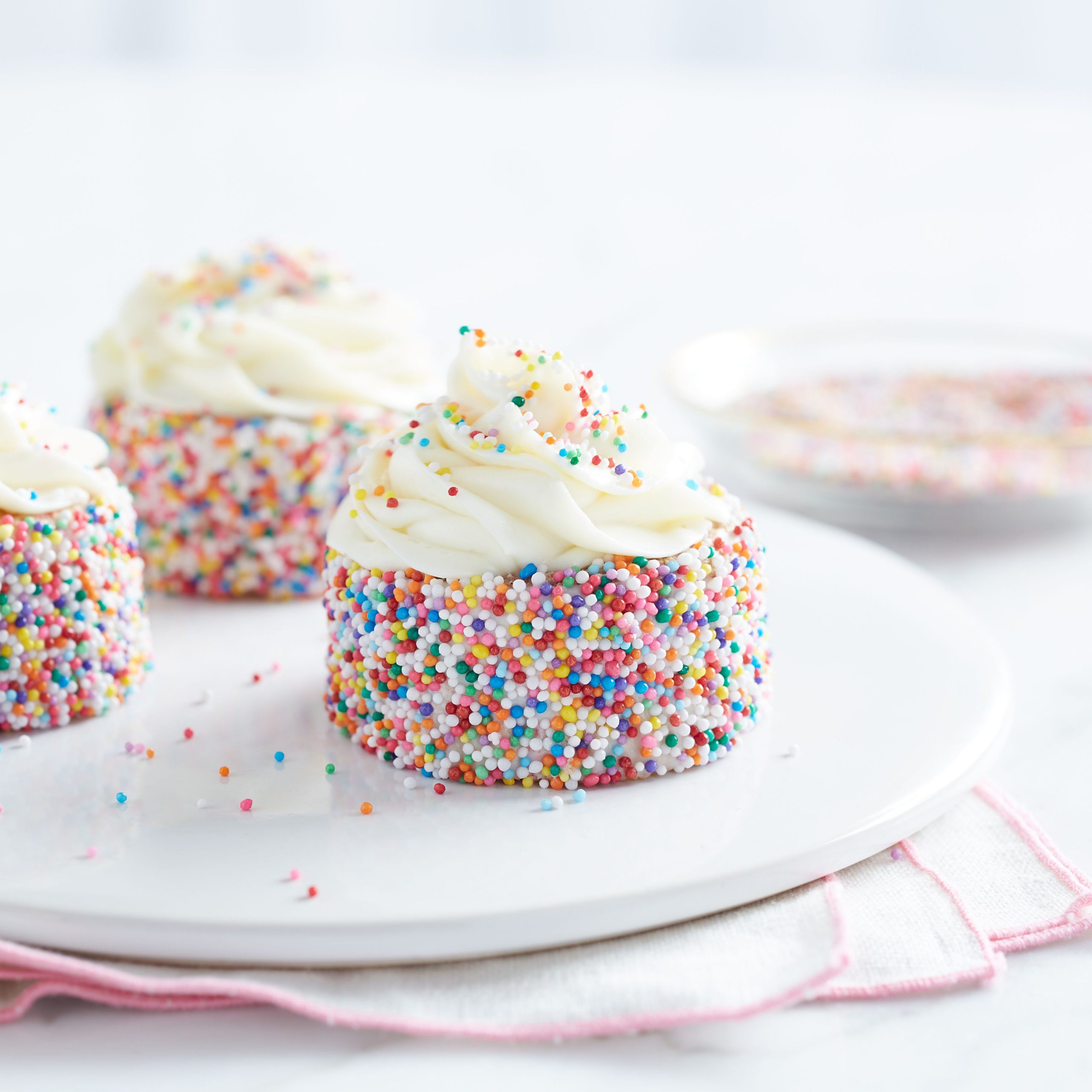 Colorful Funfetti® Mini Cakes