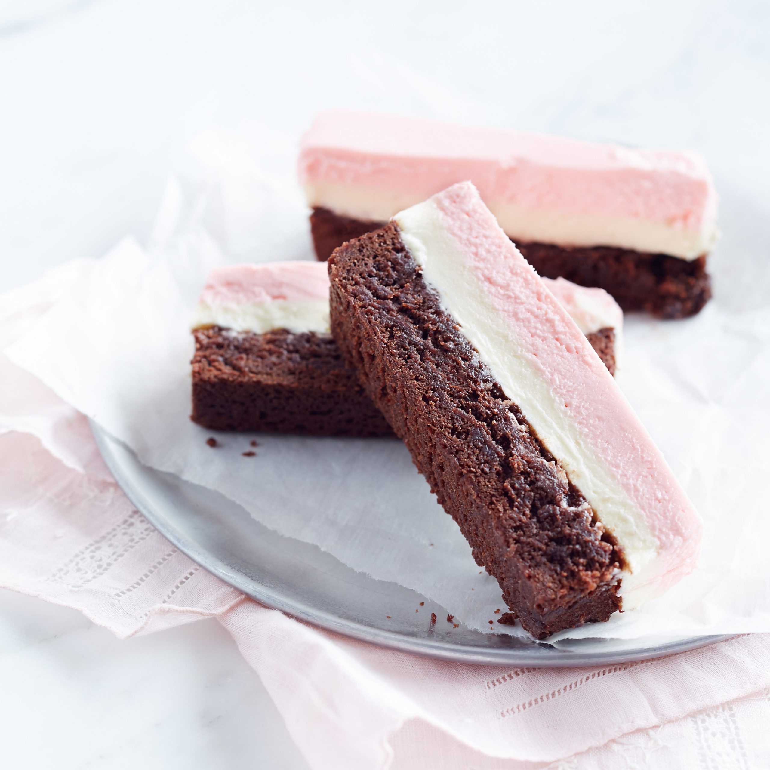 Neapolitan Brownie Cheesecake