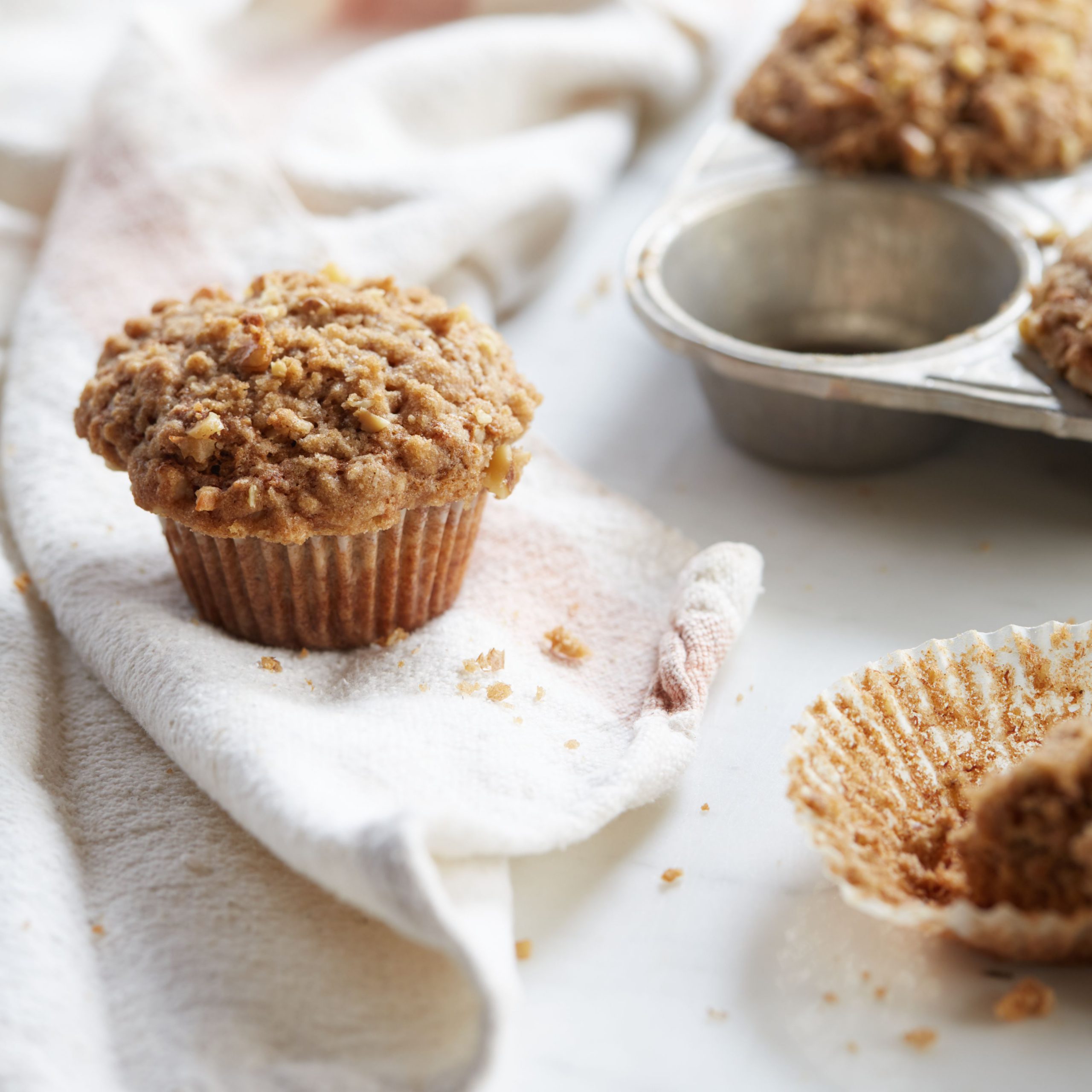 Small Batch Banana-Oat Muffins