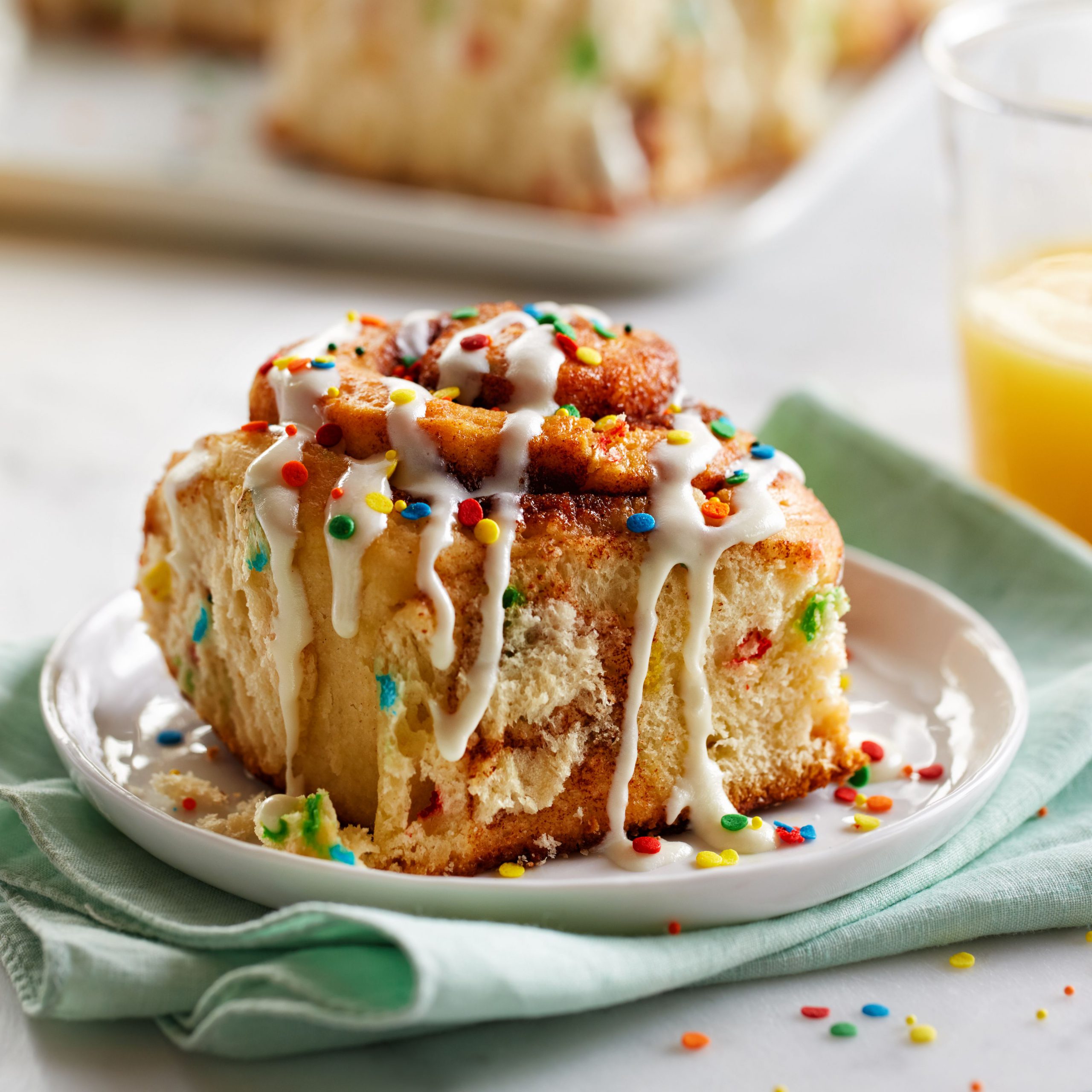 Funfetti Cinnamon Rolls Live to Sweet