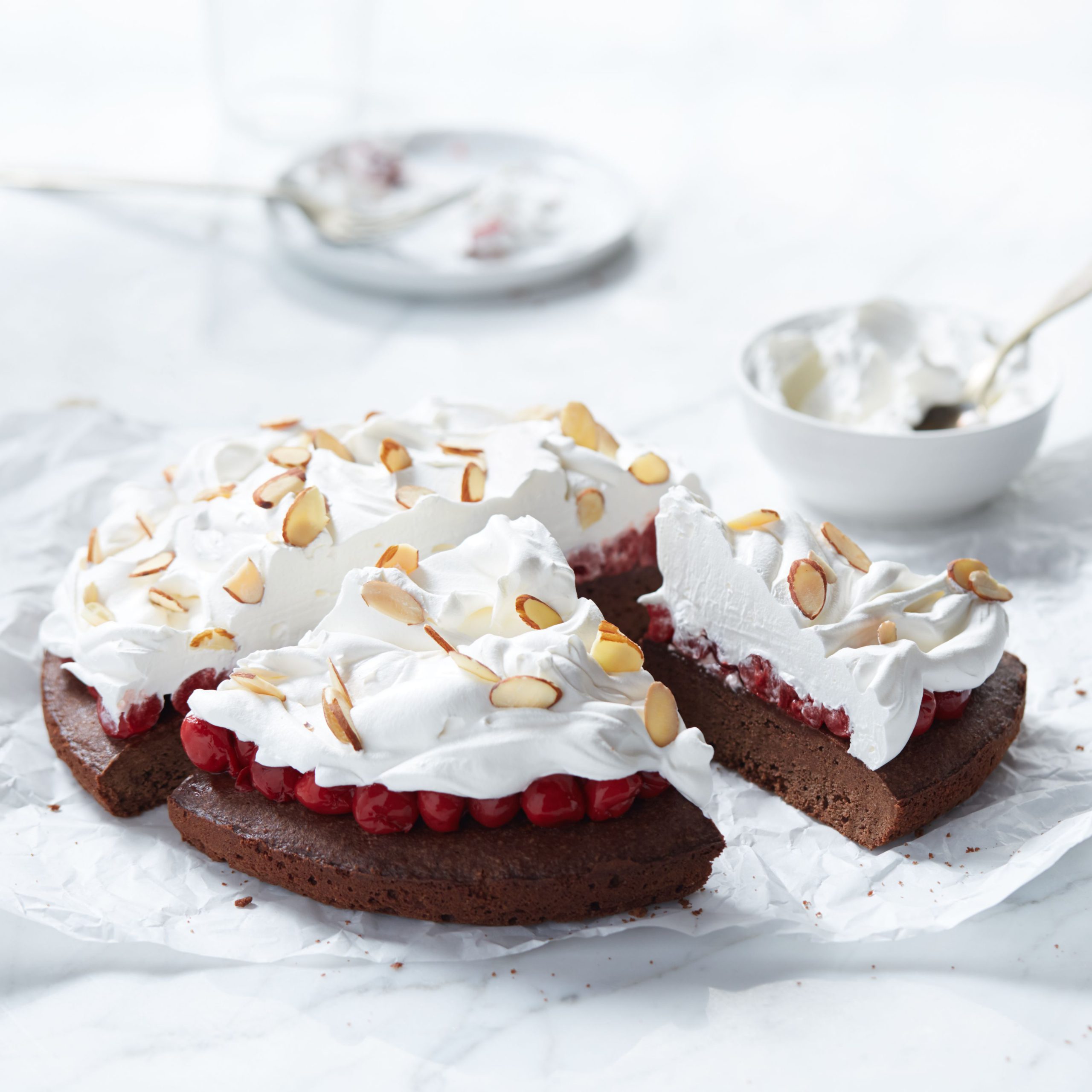 Chocolate Cherry Almond Torte