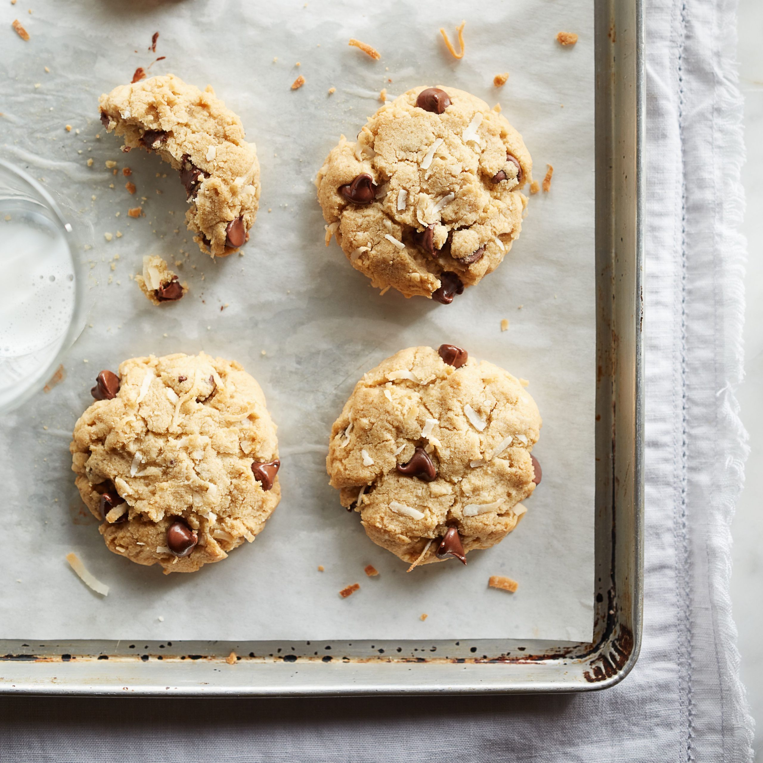 Gluten Free Chocolate Chip Coconut Cookies