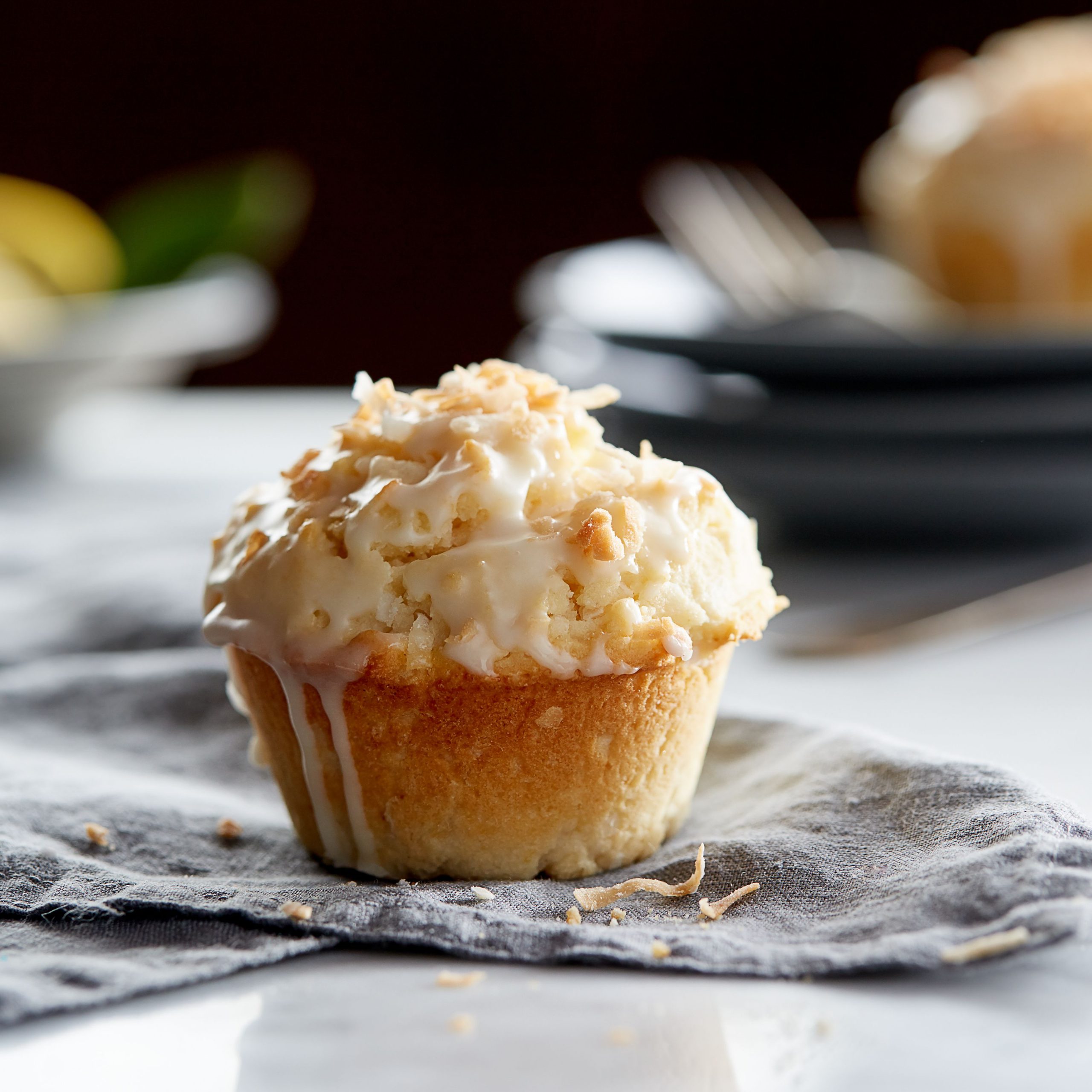 Gluten Free Lemon Coconut Muffins