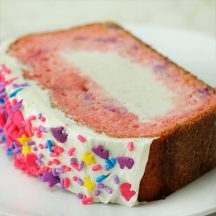 Ice Cream Stuffed Unicorn Cake