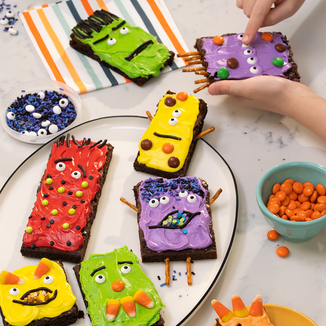 Funfetti® Monster Buddy Brownies