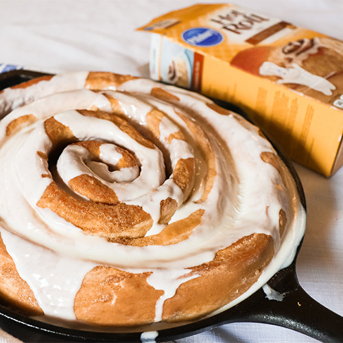 Family-Size Cinnamon Roll Skillet