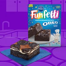 Funfetti® OREO® Cheesecake Upside Down Brownies