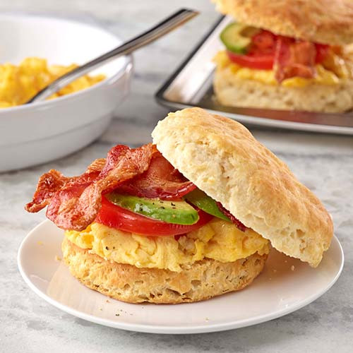 Homestyle Biscuit Breakfast Sandwiches