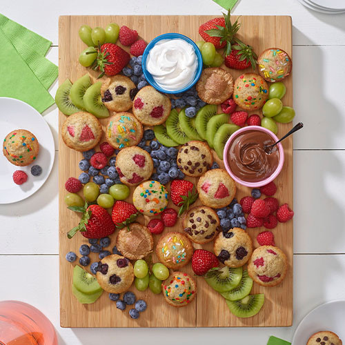 Muffin Charcuterie Board