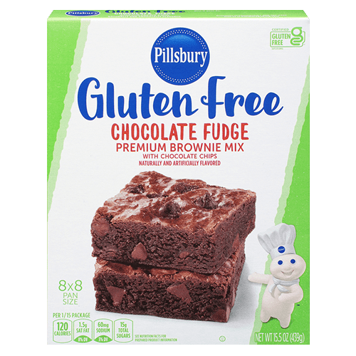 Pillsbury™ Gluten Free Chocolate Fudge Flavored Premium Brownie Mix with Chocolate Chips