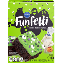 Funfetti® Slime Brownie Mix with Candy Bits thumbnail