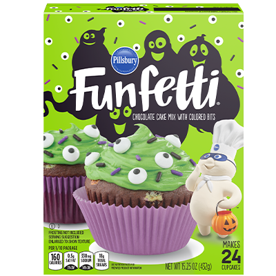 Funfetti® Slime Cake Mix with Colored Bits