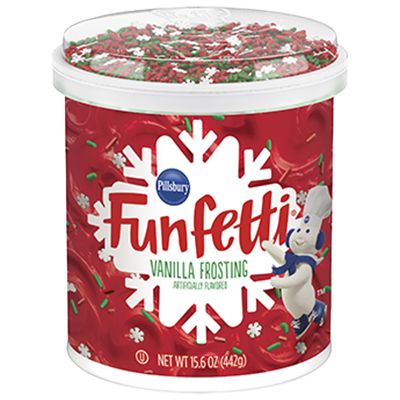 Funfetti® Holiday Red Vanilla Flavored Frosting