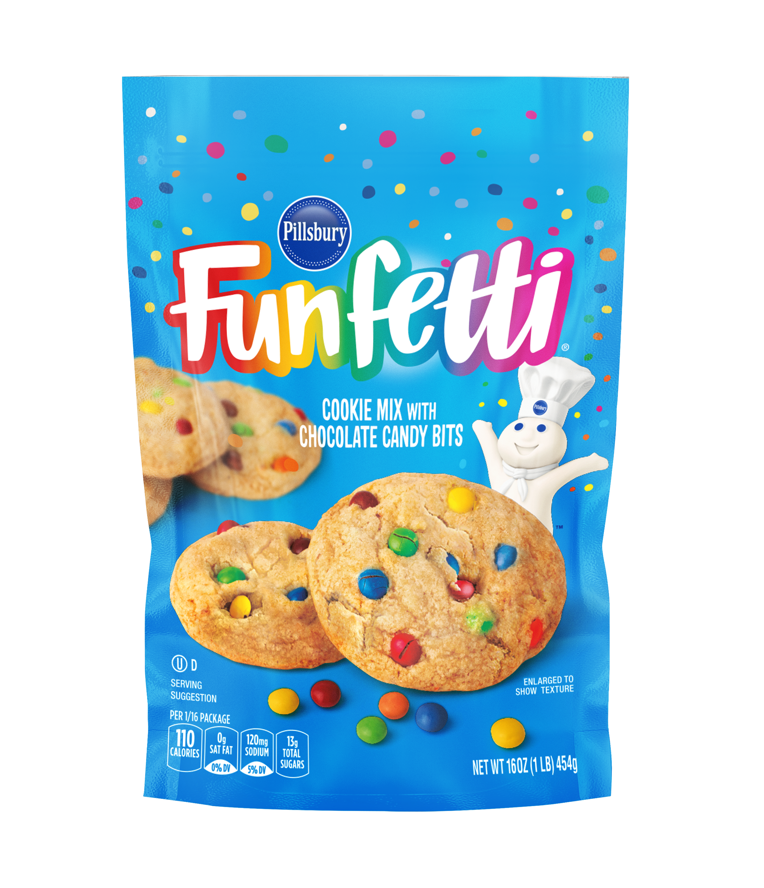 <strong>Funfetti<sup>®</sup></strong> Cookie Mix with Chocolate Candy Bits